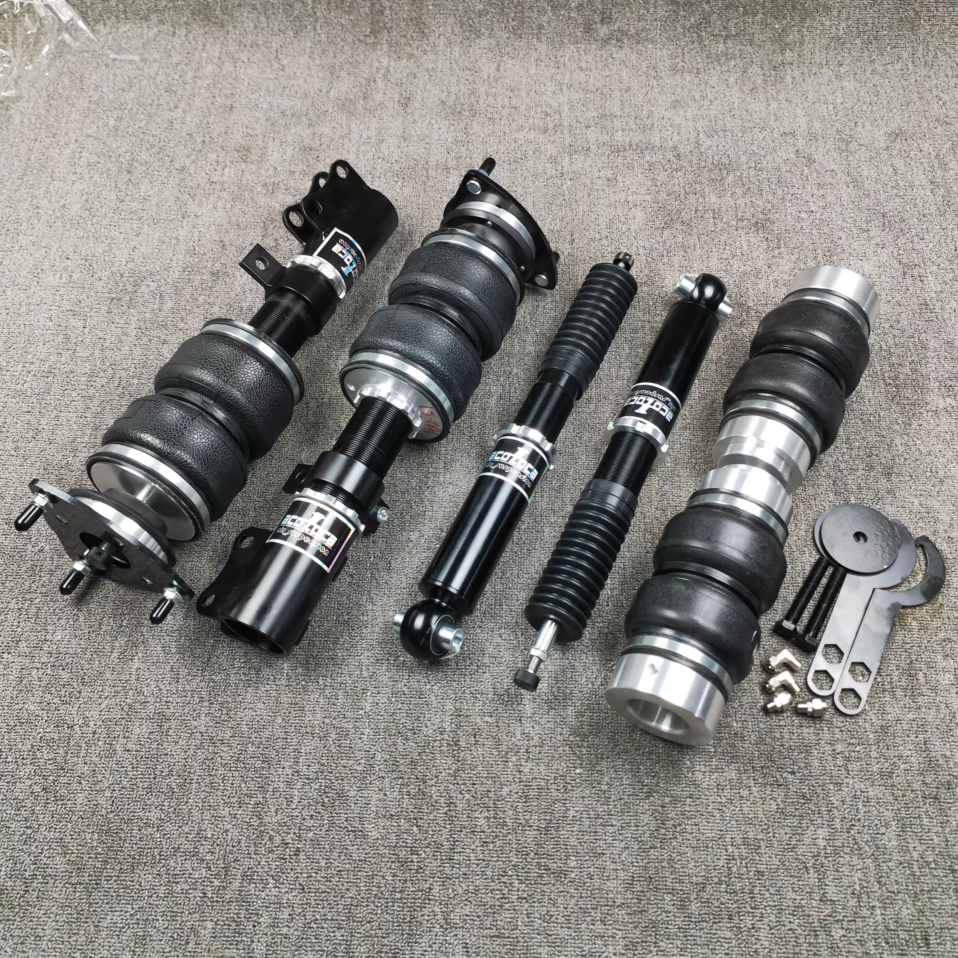 Compatible for AUDI A4 B5 (1996-2001)  / AIRFLOTT air damper kit / air suspension / air shock absorbers / automotive parts / chassis adjustment / air springs